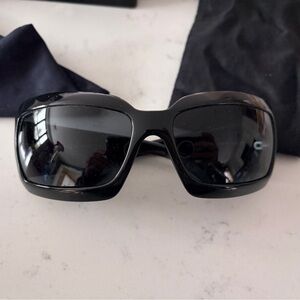 CHANEL Black Sunglasses
